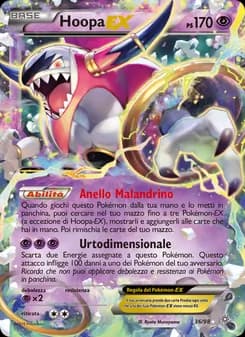 Hoopa EX card in Italian