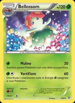 Bellossom card in Italian