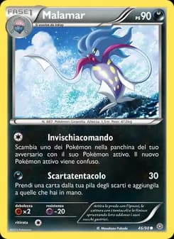 Malamar card in Italian