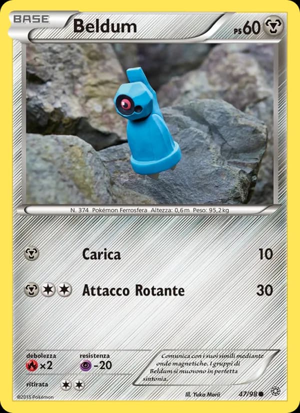 Beldum card in Italian