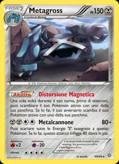 Metagross card in Italian