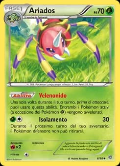 Ariados card in Italian
