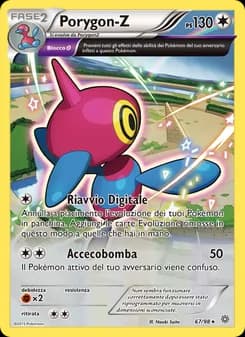 Porygon-Z card in Italian