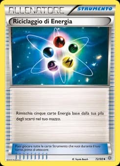 Riciclaggio di Energia card in Italian