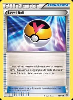 Level Ball card in Italian