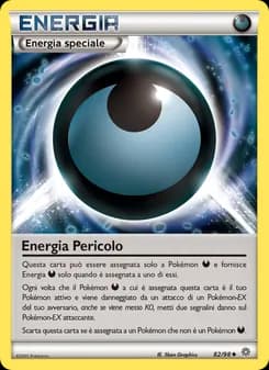 Energia Pericolo card in Italian