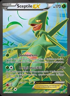 Sceptile EX card in Italian