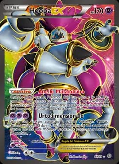 Hoopa EX card in Italian