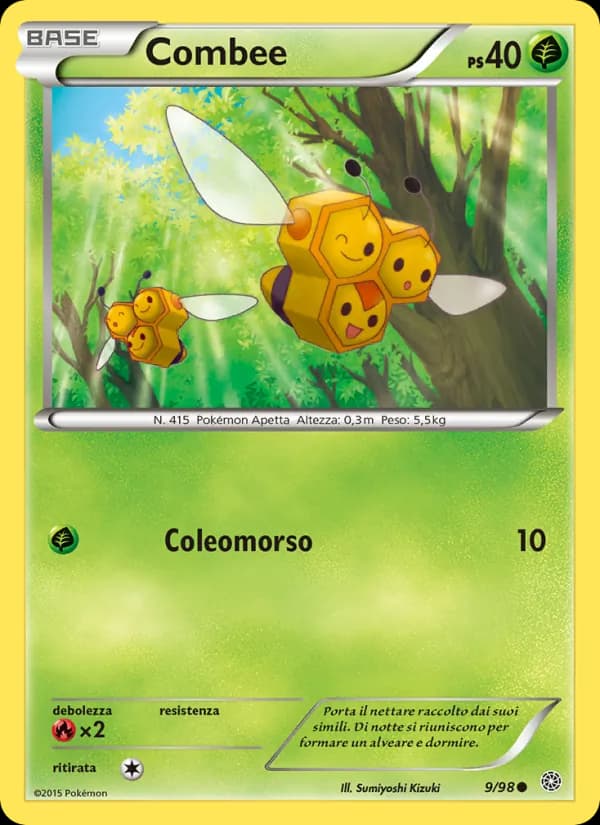 Combee card in Italian