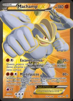 Machamp EX card in Italian