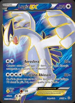 Lugia EX card in Italian