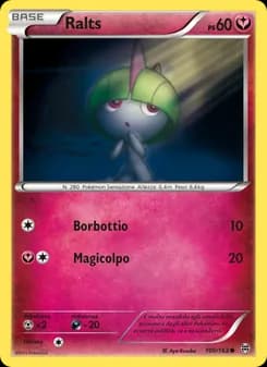 Ralts card in Italian