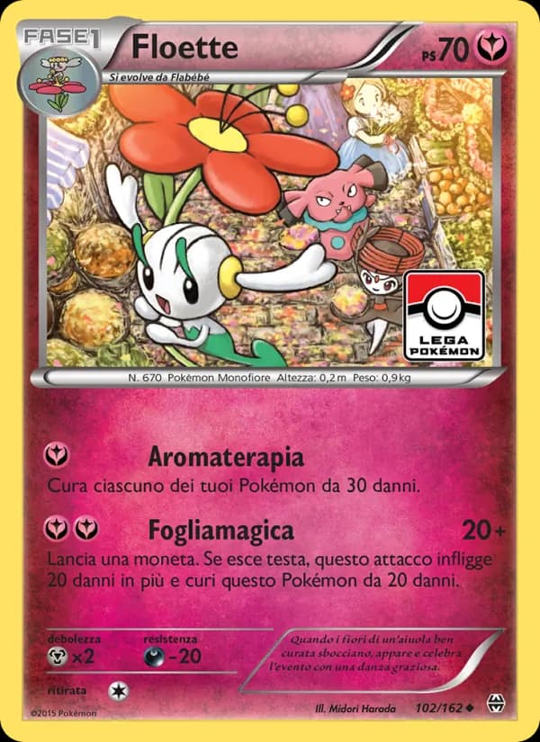 Floette card in Italian