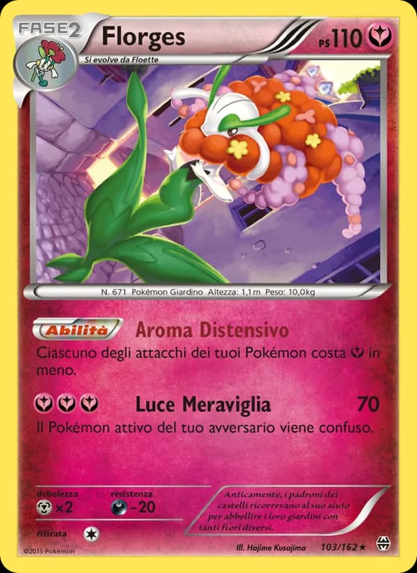 Florges card in Italian