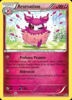 Aromatisse card in Italian