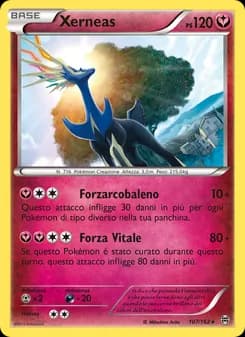 Xerneas card in Italian
