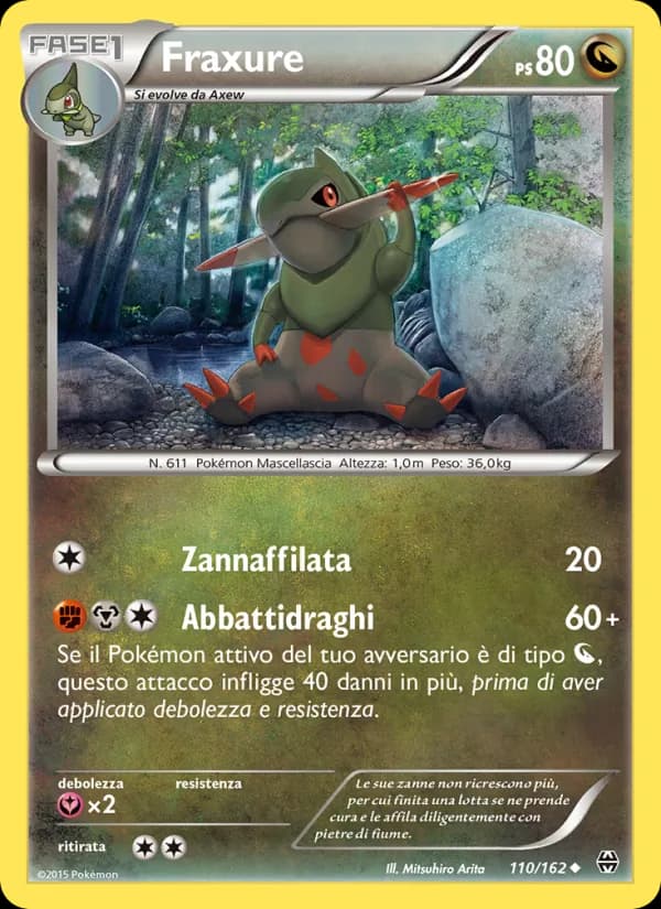 Fraxure card in Italian