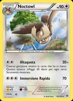Noctowl card in Italian