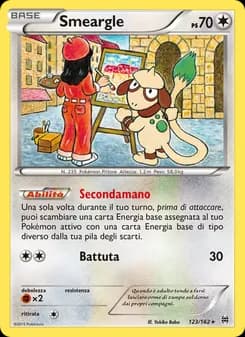 Smeargle card in Italian