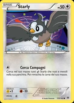 Starly card in Italian