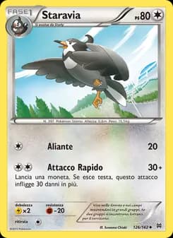 Staravia card in Italian