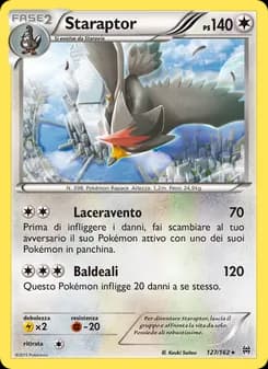 Staraptor card in Italian