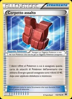 Corpetto assalto card in Italian