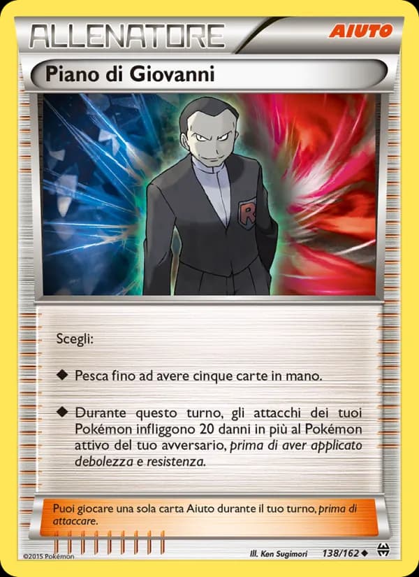 Piano di Giovanni card in Italian