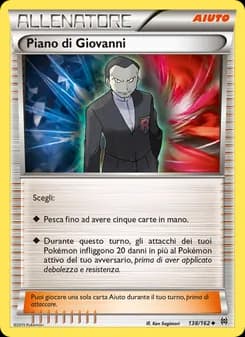 Piano di Giovanni card in Italian