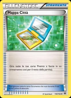 Mappa Città card in Italian