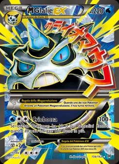 M Glalie EX card in Italian