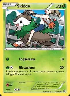Skiddo card in Italian