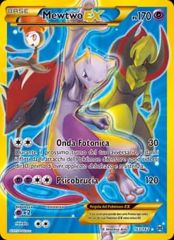 Mewtwo EX card in Italian