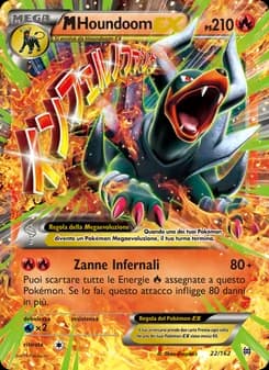 M Houndoom EX card in Italian