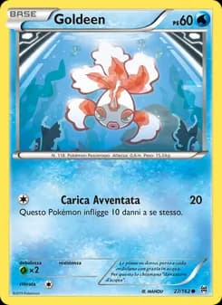 Goldeen card in Italian