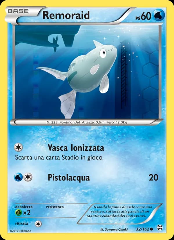 Remoraid card in Italian