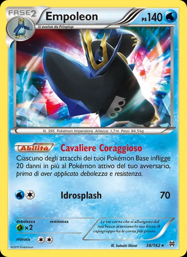 Empoleon card in Italian