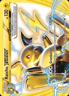 Raichu TURBO card in Italian