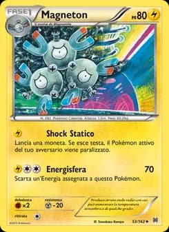 Magneton card in Italian