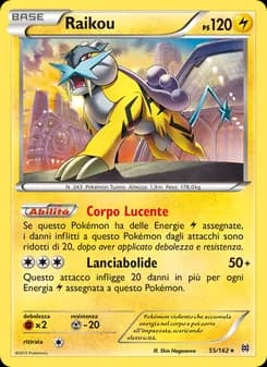 Raikou card in Italian