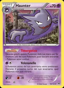 Haunter card in Italian
