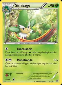 Simisage card in Italian