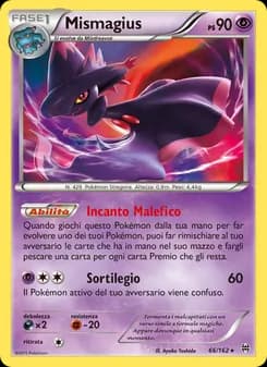 Mismagius card in Italian
