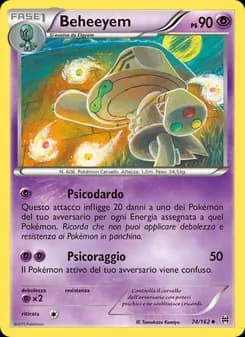 Beheeyem card in Italian