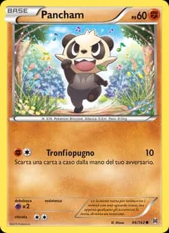 Pancham card in Italian