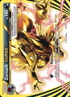 Zoroark TURBO card in Italian