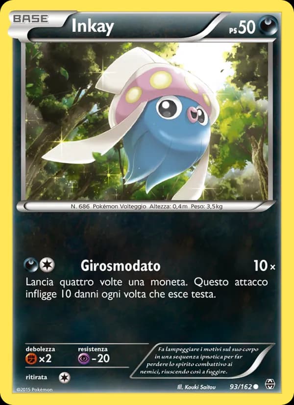 Inkay card in Italian