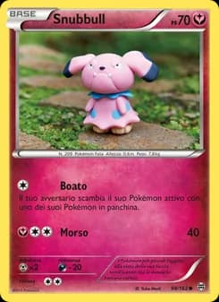 Snubbull card in Italian