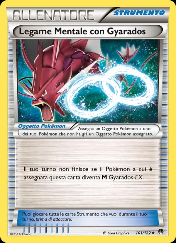 Legame Mentale con Gyarados card in Italian