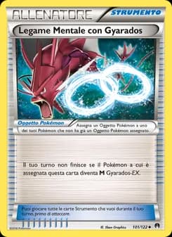 Legame Mentale con Gyarados card in Italian